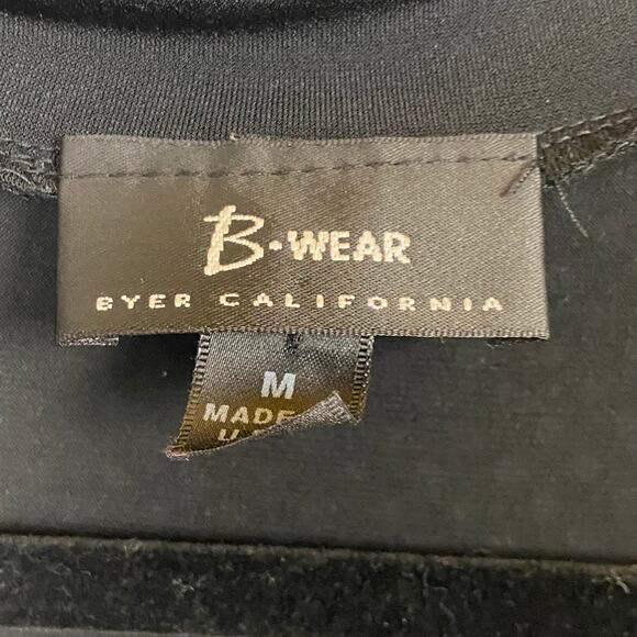 B Wear VTG Black Sequin Baby Doll Whimsigoth Witchy Goth Cap Sleeve Top Medium - Picture 12 of 12